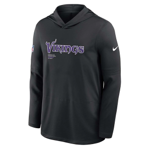 Minnesota Vikings Nike 2025 Sideline Lighweight Hoodie 4XLarge Black