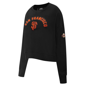Women's San Francisco Giants Pro Standard Classic Fleece Crew Medium Black