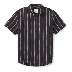 Men's Katin Alan Button Up Shirt Small Black Wash