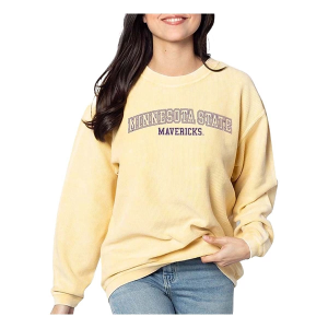 Minnesota State Mavericks Chicka-D Women's Crew XLarge Gold