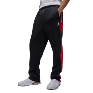 Men's Jordan Essentials Tracksuit Sweatpants Medium Black/Gym Red/White Regular