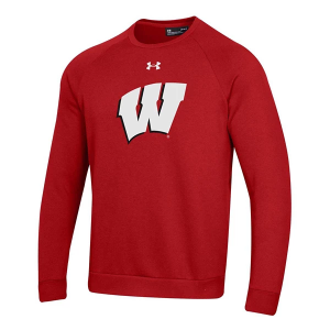 Under Armour Wisconsin Badgers Logo Crew