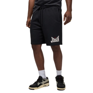 Men's Jordan Brooklyn 9" Graphic Lounge Shorts Large Black/White