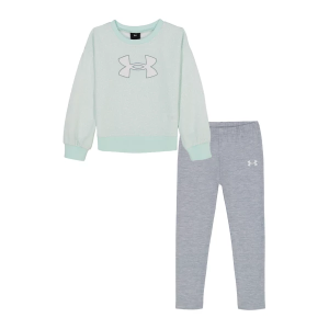 Girls' Under Armour Crew Set Baby 12 mo. Seaglass Blue