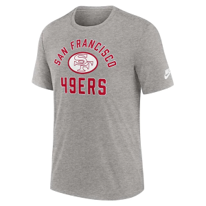 San Francisco 49ers Nike Tri Rewind T-Shirt 3XLarge Dark Grey Heather