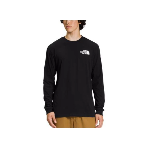 Men's The North Face Box NSE Long Sleeve T-Shirt XLarge TNF Black/TNF White