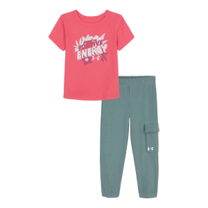 Girls' Under Armour Positive Energy Set Baby 24 mo. Super Pink