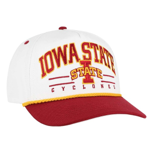 Iowa State Cyclones 47 Brand Roscoe Rope Adjustable Hat One Size White/Red