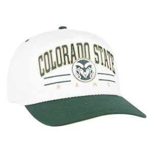 Colorado State Rams 47 Brand Roscoe Rope Adjustable Hat One Size White/Dark Green