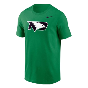 North Dakota Fighting Hawks Nike Logo T-Shirt Large Kelly Green