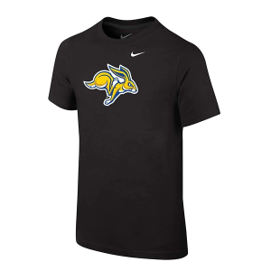 South Dakota State Jackrabbits Nike Logo Kids' T-Shirt Small Black