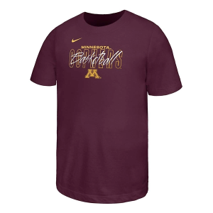 Minnesota Golden Gophers Nike Poster Kids' T-Shirt Medium Maroon