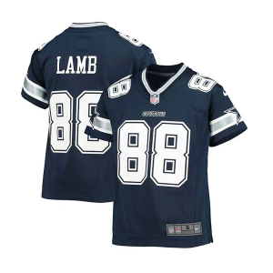 Dallas Cowboys CeeDee Lamb #88 Nike Replica Kids' Jersey 5Y Navy