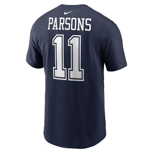 Dallas Cowboys Nike Micah Parsons #11 Name & Number T-Shirt 3XLarge Navy
