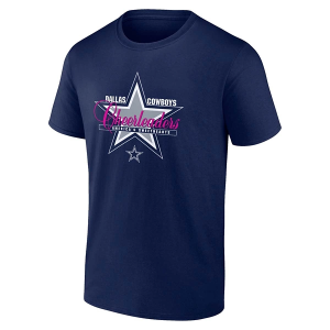 Women's Dallas Cowboys Fanatics Cheerleaders Logo T-Shirt Large Navy