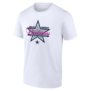Women's Dallas Cowboys Fanatics Cheerleaders Logo T-Shirt Medium White
