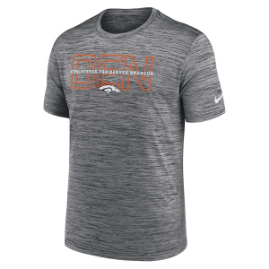 Denver Broncos Nike 2025 Velocity T-Shirt Medium Anthracite