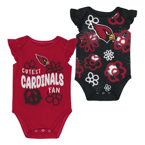 Genuine Stuff Baby Arizona Cardinals Sunshine 2 Pack Onesie
