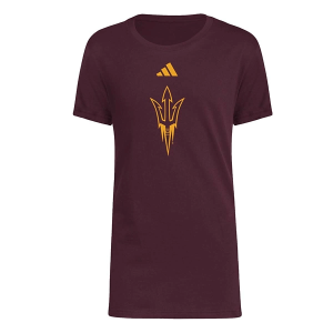 Arizona State Sun Devils adidas Locker Logo Kids' T-Shirt XLarge Garnet