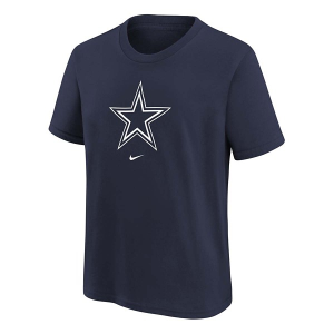 Kids' Dallas Cowboys Nike Logo T-Shirt 4 Navy