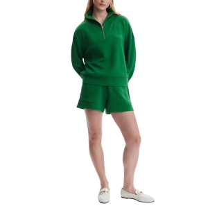 Women's Varley Hawley Long Sleeve 1/2 Zip Small Verdant Green