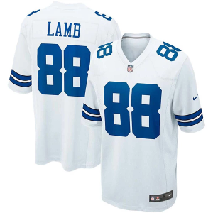 Dallas Cowboys CeeDee Lamb #88 Nike Game Jersey Small White