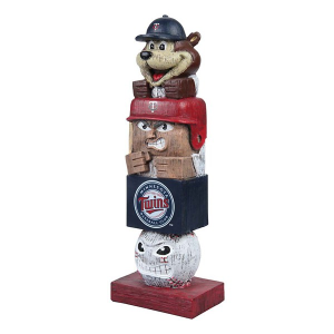 Evergreen Minnesota Twins Tiki Totem 16" Garden Statue