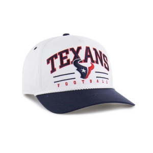 Houston Texans 47 Brand Roscoe Two Tone Adjustable Hat One Size White