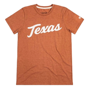 Texas Longhorns Homefield Apparel Baseball Script T-Shirt XLarge Orange
