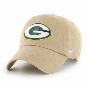 Green Bay Packers 47 Brand Clean Up Adjustable Hat One Size Khaki