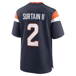 Denver Broncos Patrick Surtain II #2 Nike Alternate Game Jersey Small Navy