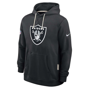 Las Vegas Raiders Nike 2025 Sideline Standard Issue Hoodie Medium Black