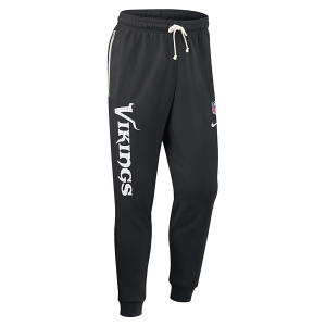Minnesota Vikings Nike 2025 Sideline Taper Sweatpants Large Black