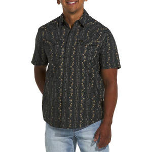 Men's Howler Brothers H Bar Ribbion Button Up Shirt XLarge A Black