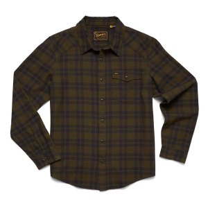 Men's Howler Brothers La Grange Long Sleeve Button Up Shirt Small Channel Plaid