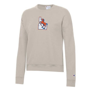 Boise State Broncos Champion Women's Crew Large Tan