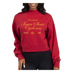 Iowa State Cyclones Chicka-D Women's Crew Large Crimson