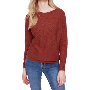 Women's Charlie B Pullover Sweater Dolman Sleeve XLarge Terracotta