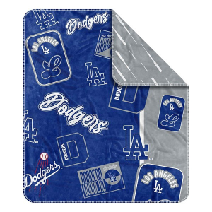 Logo Brands Los Angeles Dodgers Dream Weave Throw