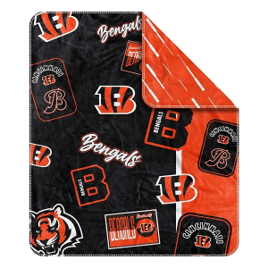 Logo Brands Cincinnati Bengals Dream Weave Throw