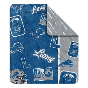 Logo Brands Detroit Lions Dream Weave Throw