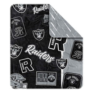 Logo Brands Las Vegas Raiders Dream Weave Throw