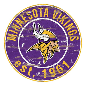 Fan Creations Minnesota Vikings Heritage Circle Sign