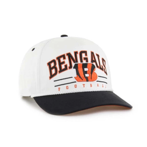 Cincinnati Bengals 47 Brand Roscoe Two Tone Adjustable Hat One Size White