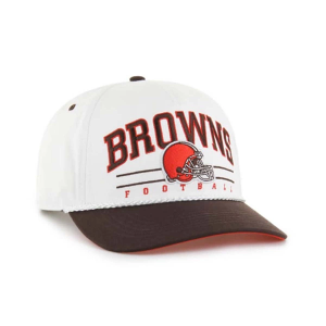 Cleveland Browns 47 Brand Roscoe Two Tone Adjustable Hat One Size White
