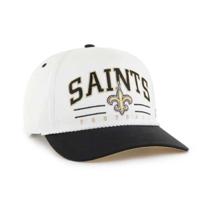 New Orleans Saints 47 Brand Roscoe Two Tone Adjustable Hat One Size White