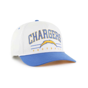 Los Angeles Chargers 47 Brand Roscoe Two Tone Adjustable Hat One Size White