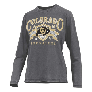 Colorado Buffaloes Pressbox Women's Windsor T-Shirt XLarge Black