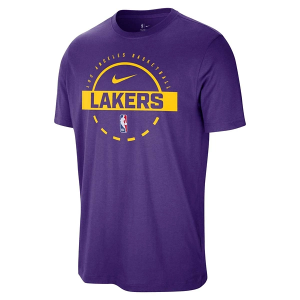 Los Angeles Lakers 2025 Practice Nike T-Shirt XLarge Purple