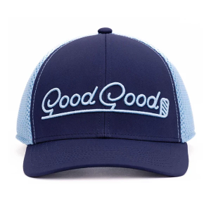 Good Good Golf Ideal Trucker Golf Snapback Hat One Size Navy